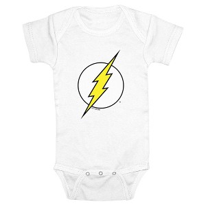 Infant's Justice League Classic Flash Logo Bodysuit - 1 of 4