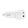 Just Wireless Pro Series 32W 2-Port USB-A & USB-C Car Charger - White - image 4 of 4