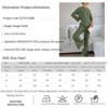 Women's Long Sleeve Shirt and High Waist Wide Leg Pants Casual Two-Piece Set - 4 of 4