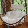 Sunnydaze Outdoor Replacement Danielle Hanging Egg Chair Cushion and Headrest Pillow Set - 2pc - 4 of 4