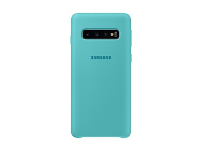 Samsung Silicone Case for Samsung Galaxy S10 - Green/Yellow