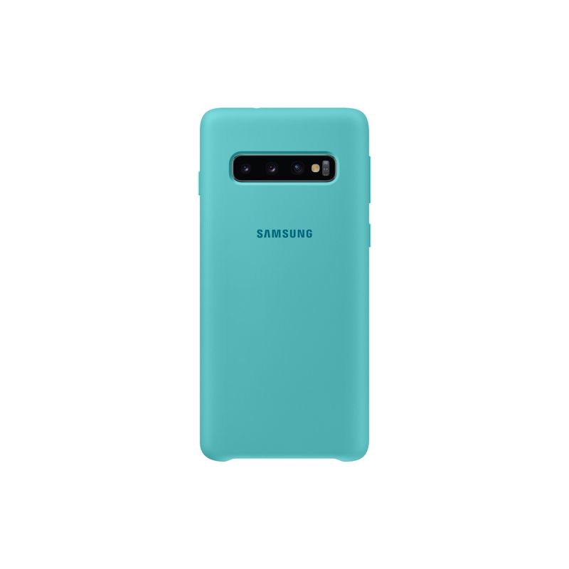 Samsung Silicone Case for Samsung Galaxy S10 - Green/Yellow, 1 of 4