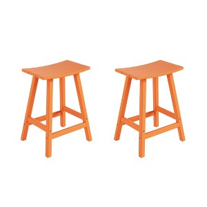 WestinTrends Outdoor Patio Adirondack Counter Height Stool Chair - 1 of 4