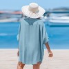 Women's Calm Seas Blue Cover-Up Mini Dress - Cupshe - 4 of 4