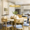 ALOADECOR Modern And Contemporary 1-Light Round Pendant LED Ring Chandelier - 4 of 4