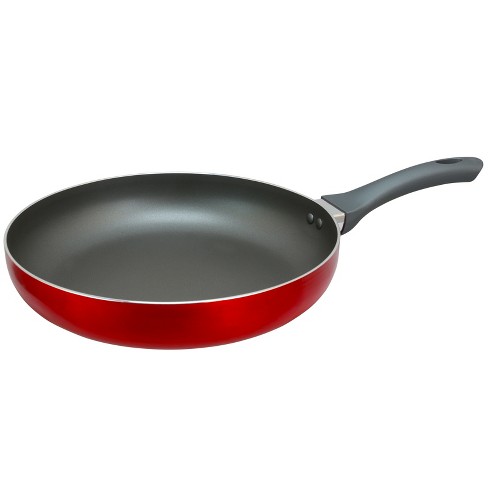Oster Claybon 12 inch Nonstick Frying Pan in Speckled Red