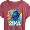 Women's - Disney - Ocean Here We Come Short Sleeve Graphic T-Shirt - 2 of 4