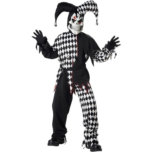 kids Size Medium 8-10 Jester Halloween Costume