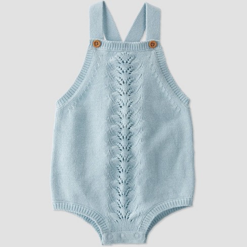 RISE LITTLE EARTHLING Baby's Stretch-Organic Cotton Nautical Stripe Bodysuit