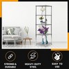Juggernaut Storage Steel Wire 5-Tier Square Cubical Slim Spacesaver Storage Shelving Unit Home Organization Tower with Adjustable Height, Chrome - 2 of 4