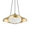 Livex Lighting Amador 3 - Light Pendant in  Soft Gold/Polished Brass - 4 of 4
