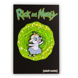 SalesOne LLC Rick and Morty Collector's Enamel Pin, Tinkles the Unicorn Lamb - 1 of 4