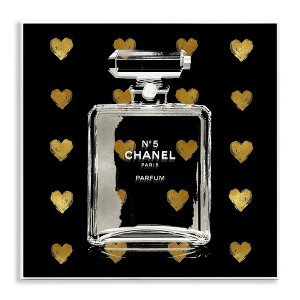 Stupell Industries Glam Brand Perfume Hearts Pattern Wall Plaque Art - 1 of 4