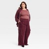 Women's Mid-Rise Wide Leg Velvet Cargo Pants - Universal Thread™ - 3 of 3