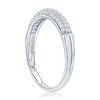 Bella Silver Sterling Silver Half Eternity Pave CZ Ring - Available Sizes:  9 ,  8 ,  6 ,  7 - 2 of 3