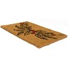 Entryways 22"x35" Williamsburg Berry Branch Handwoven Rectangular Indoor/Outdoor Doormat Red/Black - 2 of 4