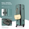 KTMBDW Luggage Sets 3 Piece (20", 24", 28"), ABS Lightweight Suitcase With Wheels and 2 Hooks, Spinner Wheels, TSA Lock - 4 of 4