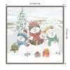 Amanti Art Snow Day III by Beth Grove Canvas Wall Art Print Framed 22-in. x 22-in. - 4 of 4