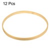 Unique Bargains Bamboo Handmade DIY Craft Wedding Dream Catcher Floral Hoops 12 Pcs - 3 of 3