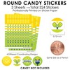 Big Dot of Happiness Let's Rally - Pickleball - Birthday or Retirement Party Small Round Candy Stickers - Party Favor Labels - 324 Count - 3 of 4