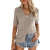 Zeagoo Lightweight Cardigans for Women 2025 Summer Short Sleeve Crochet Knit Button Down Shrugs Sweater - 4 of 4