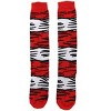 HalloweenCostumes.com One Size Fits Most  Dr. Seuss Cat in The Hat Striped Costume Socks for Adults., Black/Red/White - 3 of 4