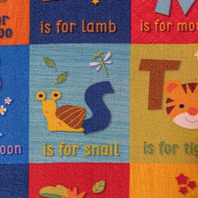 5&#39;x7&#39; Alphabet Area Rug - Smithsonian