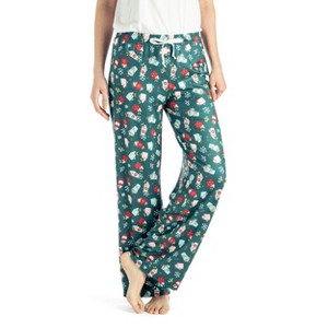 Hello Mello Women's Holiday Lounge Pants Pajama Bottoms - 1 of 3