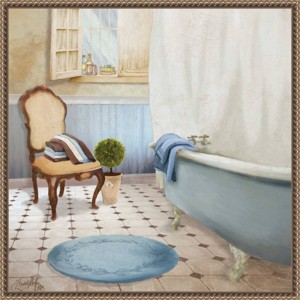 22"x22" Sundance Bath I by Elizabeth Medley: Relaxing Wall Decor, Amanti Art - 1 of 4