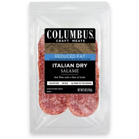 Columbus Reduced Fat Italian Dry Salame - 5oz - image 1 of 4