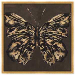 Art Remedy Golden Butterfly Elegant Butterfly Wall Art Framed - 1 of 4