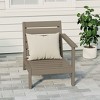 WestinTrends Avalon Outdoor Patio HDPE Right Arm Facing Deep Seating Corner Chair - 2 of 4