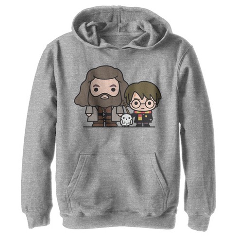 Boy s Harry Potter Hagrid Hedwig Kawaii Cuties Pull Over Hoodie