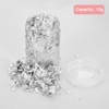 Unique Bargains Shiny Nail Resin Art Jewelry Making Metallic Foil Flakes - 2 of 4