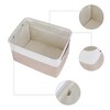 REGALWOVEN Cotton Collapsible Lightweight Sturdy Storage Bin 15*11*9.4in 3 Pcs - 3 of 4