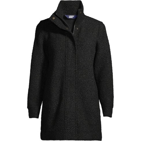 Black hotsell fleece coat