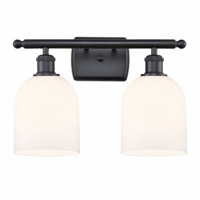 Innovations Lighting Bella 2 - Light Vanity in  Matte Black