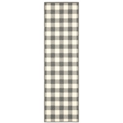 Oriental Weavers Marina 2598W Grey/ Ivory Indoor/Outdoor Area Rug - 2'3" x 7'6"