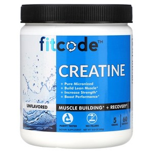 fitcode Creatine, Unflavored, 10.6 oz (300 g) - 1 of 2