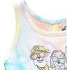 Paw Patrol Skye, Chase, Marshall, and Rubble Girls 2 Pack Sleeveless Romper Shorts for Toddlers and Big Kids - Size - 3T - 3 of 4