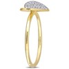 EVERLY JEWELRY | 10K Yellow Gold 1/10 CT TDW Diamond Heart Ring - 2 of 4