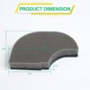Nispira Foam Filter Replacement Kit​ Compatible with Bosch & Siemens Bosch & Siemens BGS/BGC Series Vacuum Cleaner 12011396, 1 Pack - 3 of 4