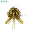 Unique Bargains Plastic Glossy Appearance Waterproof Gift Wrapping Pull Bows 20 Pcs - image 3 of 4