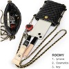 MaseiKar West Quilted Small Crossbody Bags for Women Trendy Cell Phone Purse - 4 of 4