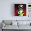 Canvas Wall Art - Lucia Heffernan 'Guest For Dinner' Wall Art for Living Room, Bedroom, or Office Décor by Trademark Fine Art - 14 x 14 Inches - 3 of 4