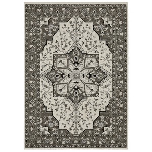 Oriental Weavers Chamberlain CH09A Ivory/ Grey Indoor Area Rug - 2'3" x 7'6" - 1 of 4