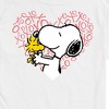 Men's - Peanuts - Snoopy Woodstock Xo Heart Short Sleeve Graphic T-Shirt - 2 of 4