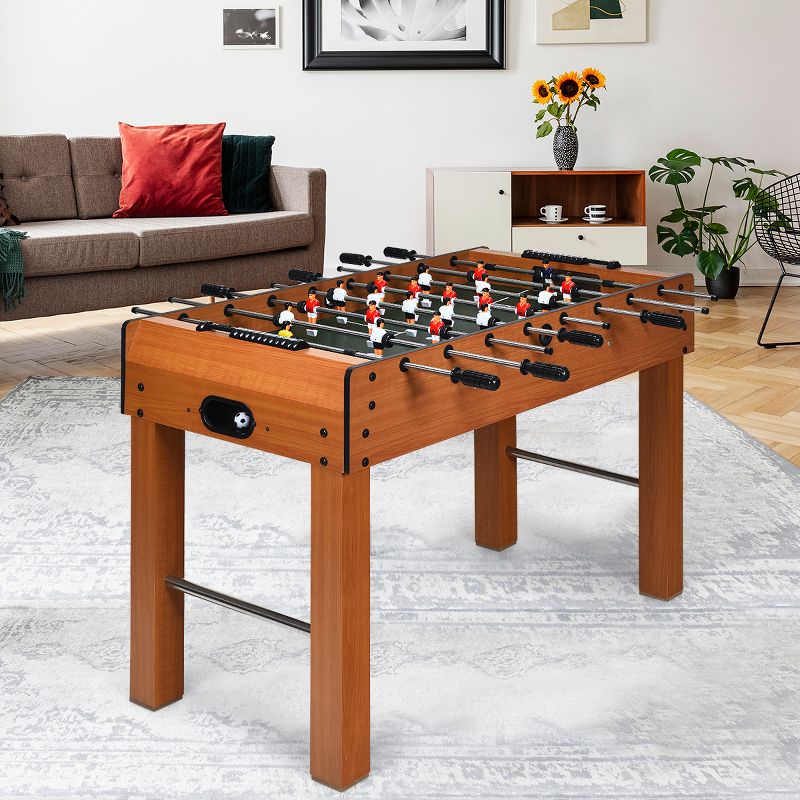 48''Foosball Table Indoor Soccer Game Table Christmas Families Party Recreation, 2 of 11