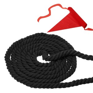 Unique Bargains Natural Thick Cotton Twisted Tug of War Rope 1 Pc - 1 of 4