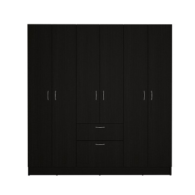 NicBex Armoire Wardrobe Closet Storage Cabinet with Doors & Shelves for Bedroom